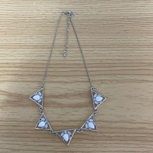 Statement necklace silver